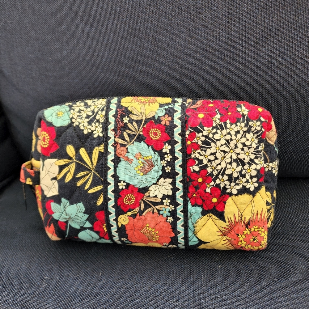 Vera Bradley Happy Snails Makeup Bag